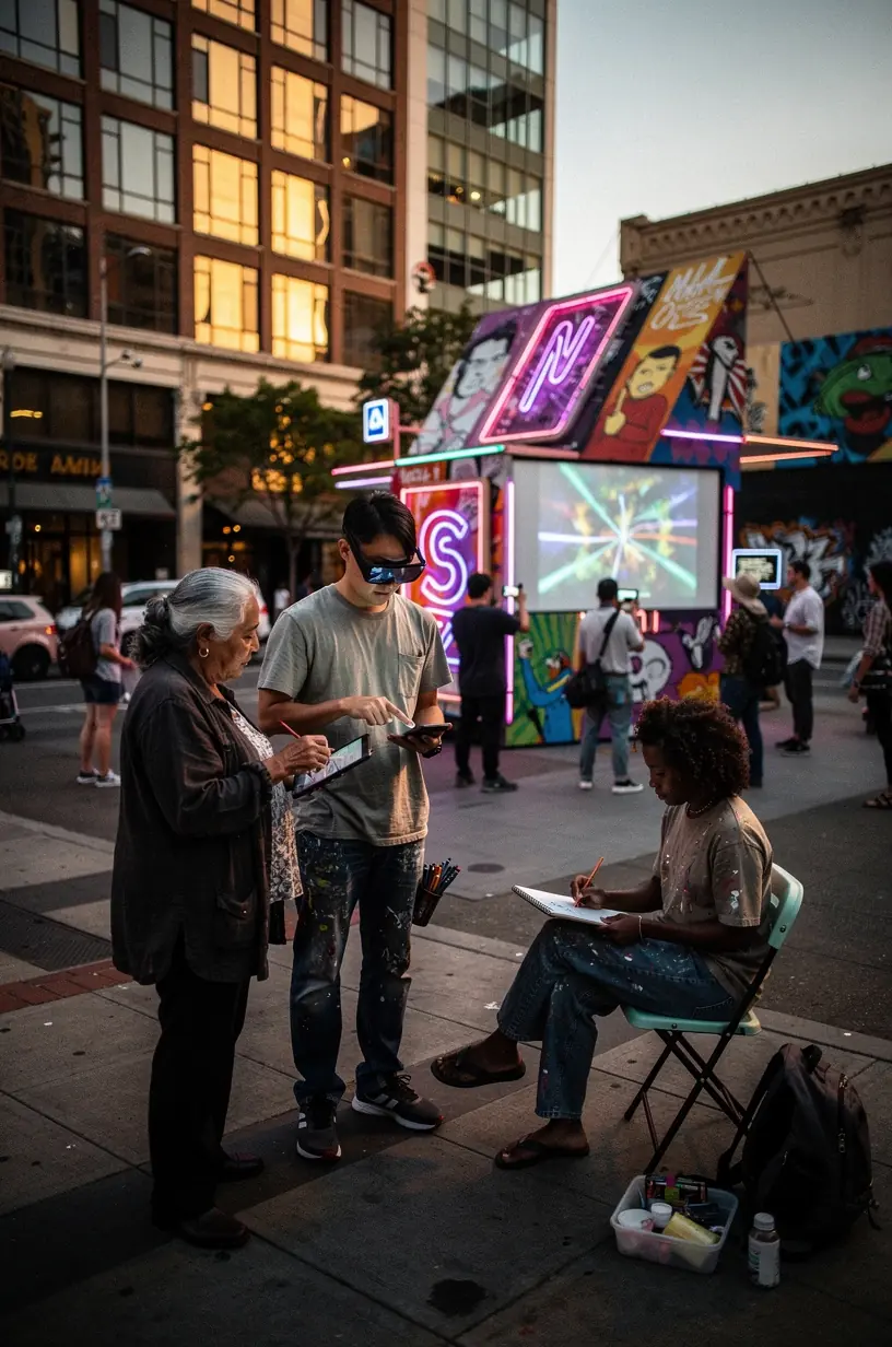 Modern office workspace